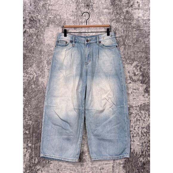 R13 Light Blue Wide Leg Jeans - Picture 1 of 10